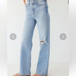 AYR Light Blue Straight Leg Jeans